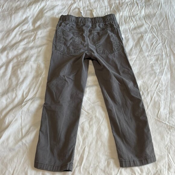 Cat & Jack Boys Grey Straight Leg Pull On Elastic Drawstring Pants Size 6 - Picture 2 of 4